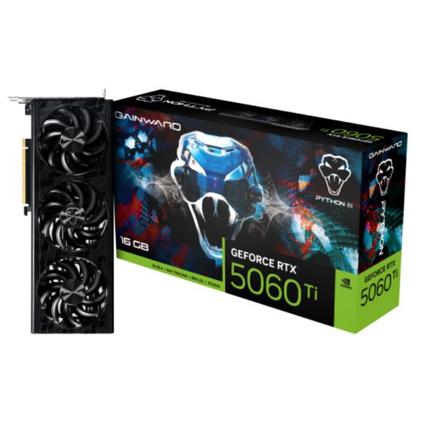 Gainward RTX 5060Ti Python III 16GB GDDR7 (NE7506T019T1-GB2061T)